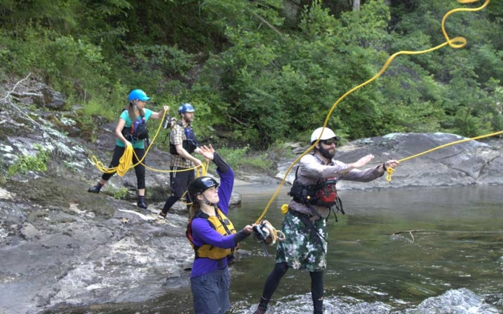 gap year whitewater adventure course